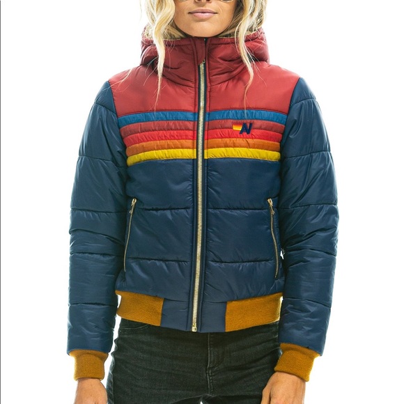 Trekker 3 Hooded Puffer Jacket Navy 